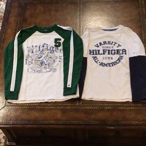 Tommy Hilfiger 2 Long Sleeve Graphic Tee Size 8-10